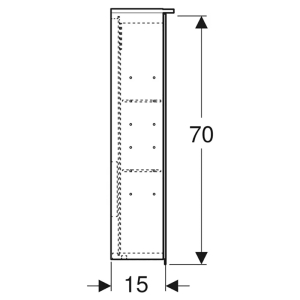 Шафка дзеркальна Option Plus 120