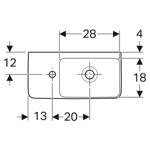 Раковина Selnova Compact 50