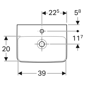 Раковина Selnova Compact 45