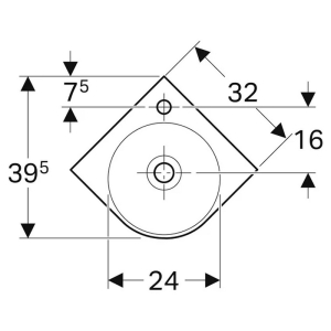 Раковина Selnova Compact 45