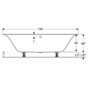 Ванна Soana 190x90 Slim Rim Duo
