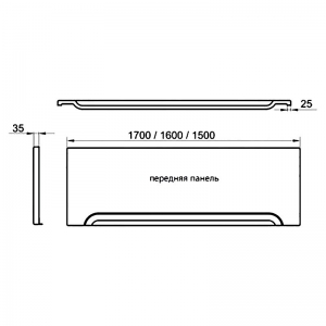 Панель к ванне 160 ST