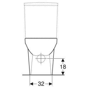 Чаша унітаза Selnova Square Rimfree