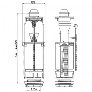 Сливная арматура WC7010