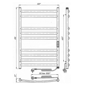 Полотенцесушитель Классик Премиум П9 50x80