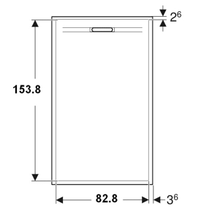 Піддон Sestra 160x90