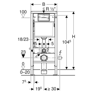Инсталяционная система Duofix 458.103.00.1 + чаша унитаза Round Smart с сиденьем Soft-close RN-0490-RQ3