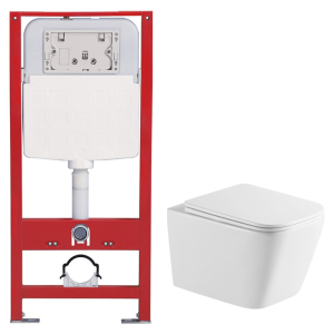 Инсталляция Framecore Direct RKUC3000003 + чаша унитаза Torrenta Quadra RimOff с сиденьем RKUJ000018