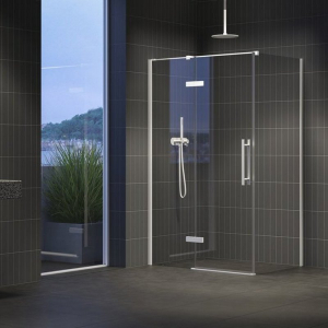 Душова стінка COPS-100 Transparent+білий