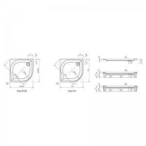 Піддон Elipso 80 PAN