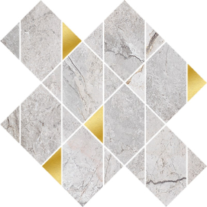 Декор Stone Hills Grey Mosaic Glossy