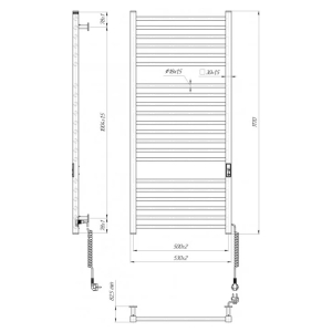 Полотенцесушитель Hygge Family HF Derby 117x53