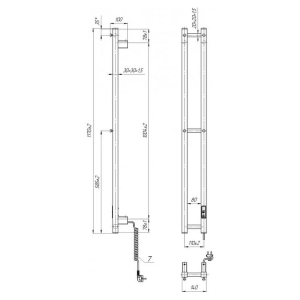 Полотенцесушитель HF Slim 117x14