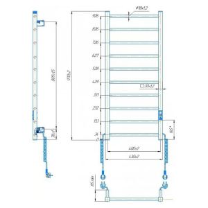 Рушникосушка Hygge Family HF Leeds 97x43