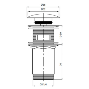 Донный клапан Click-Clack