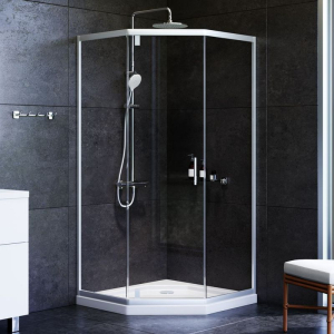 Душова штора Gem 5-corner Pivot 90x90