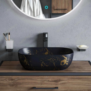 Раковина Venus Dark Curvel Marble