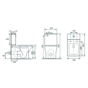 Унитаз Avalon Tornado BTW