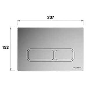 Інсталяція Aqua Line 2359510056 + чаша унітаза Borneo Rimless B0049RQS + кнопка Edge 2307510357