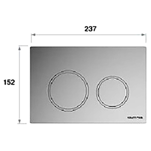 Інсталяція Aqua Line 2359510056 + чаша унітаза Ronda Rimless R0049RQS + кнопка Twist 2378510357