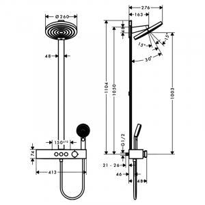 Душова система Pulsify Showerpipe