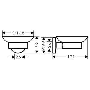 Мыльница Logis Universal