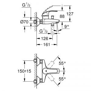 Набор смесителей Eurosmart 123248 MK1