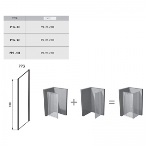 Душова стінка PPS-80