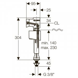 Клапан впускной Impulse Basic 340