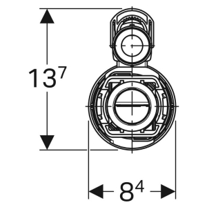 Клапан, що змиває, тип 290