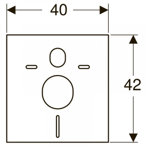 Інсталяційна система Duofix + Delta 50