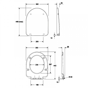 Інсталяція Duofix 3-in-1 458.126.00.1 + чаша унітаза Nova Pro Rimfree M33120000