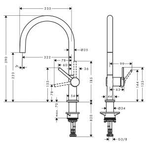 Смеситель Talis M54