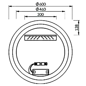 Зеркало Orbit I 60