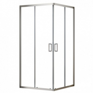 Душевая штора SLRV2-90 Transparent+алюминий