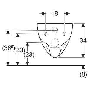 Чаша унитаза Selnova Square TurboFlush