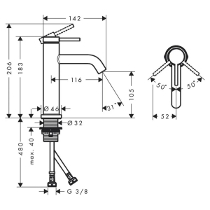 Смеситель Tecturis S