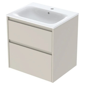 Тумба и раковина Selnova Square 60 Slim Rim