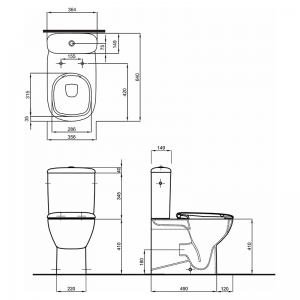 Унітаз Style Rimfree