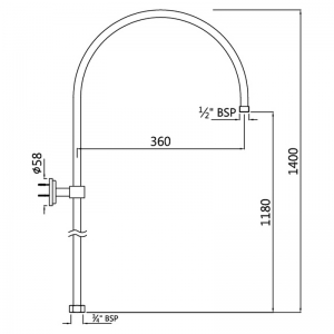 Кронштейн Shower Pipe