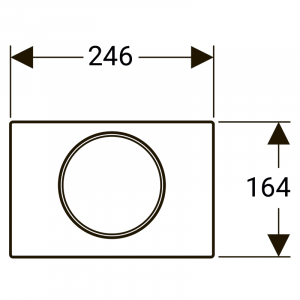 Кнопка Sigma 10, нержавіюча сталь