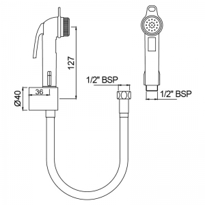 Набор для душа Allied ALD-CHR-585