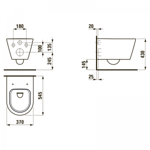 Чаша унітаза Kartell Rimless