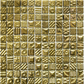 Мозаїка Моно золото з малюнком 2252