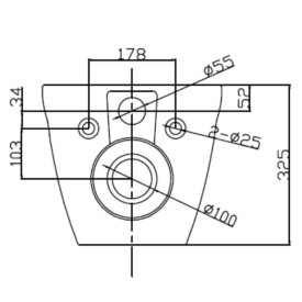 Чаша унитаза WC Concept Style Up RimOff с сиденьем Slim