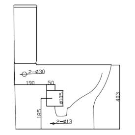Унитаз Concept Pro Combi Rim Off с сиденьем Slim