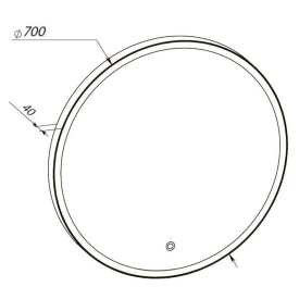 Зеркало Lorenzo 70