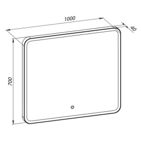 Зеркало Donato 100x70