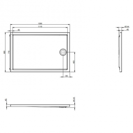 Поддон Granada 120x80