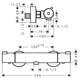 Змішувач Ecostat 1001 CL